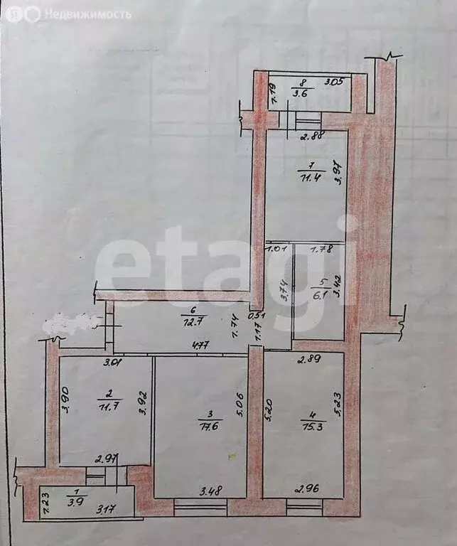 3-комнатная квартира: Казань, улица Братьев Касимовых, 6А (78.5 м) - Фото 1