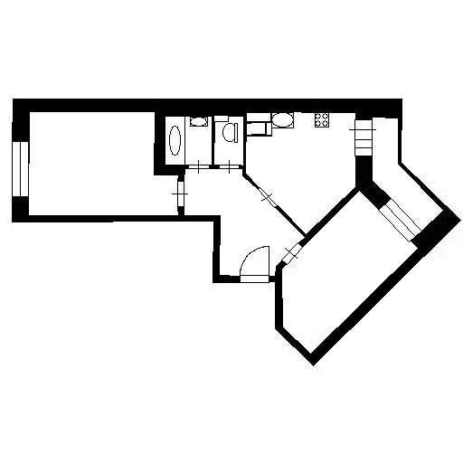 2-к кв. Санкт-Петербург ул. Русановская, 18к1 (62.5 м) - Фото 2