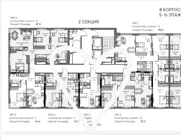 Квартира-студия: Москва, улица Нижние Мнёвники, 20 (28.4 м) - Фото 2