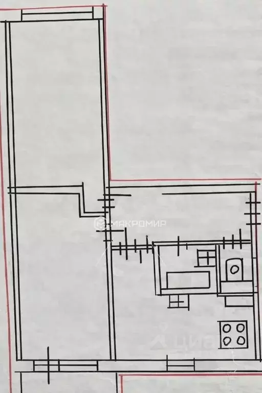 2-к кв. Санкт-Петербург Октябрьская наб., 124 (49.9 м) - Фото 2