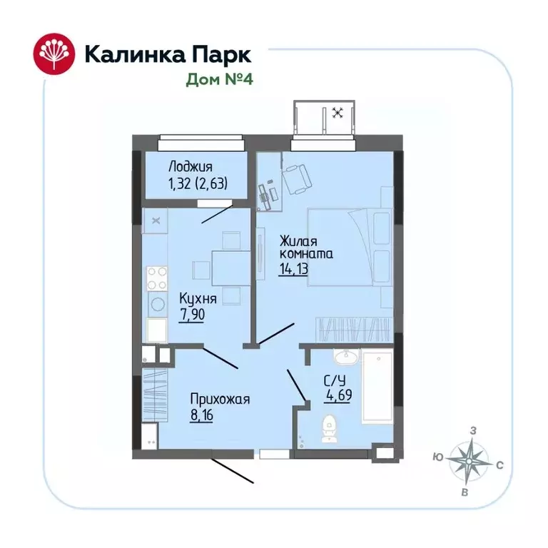 1-к кв. Удмуртия, Ижевск Восток-3 МОТ СНТ, 90 (34.91 м) - Фото 0