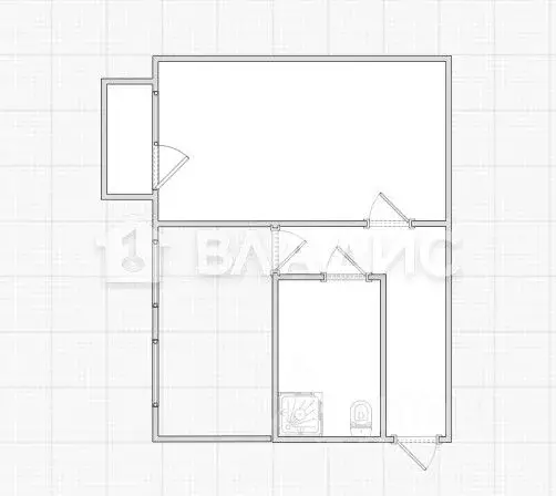 1-к кв. Пензенская область, Пенза ул. Мира, 1 (31.4 м) - Фото 2