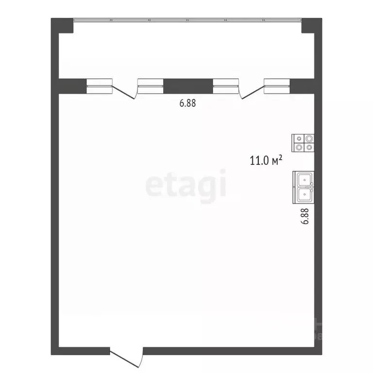 1-к кв. Камчатский край, Елизовский муниципальный округ, пос. ... - Фото 2