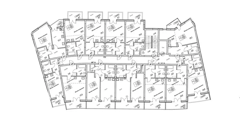 Квартира-студия: Калининград, проспект Калинина, 117к1 (31 м) - Фото 1