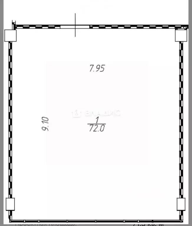 Офис в Москва Огородный проезд, 16/1с1 (72 м) - Фото 1