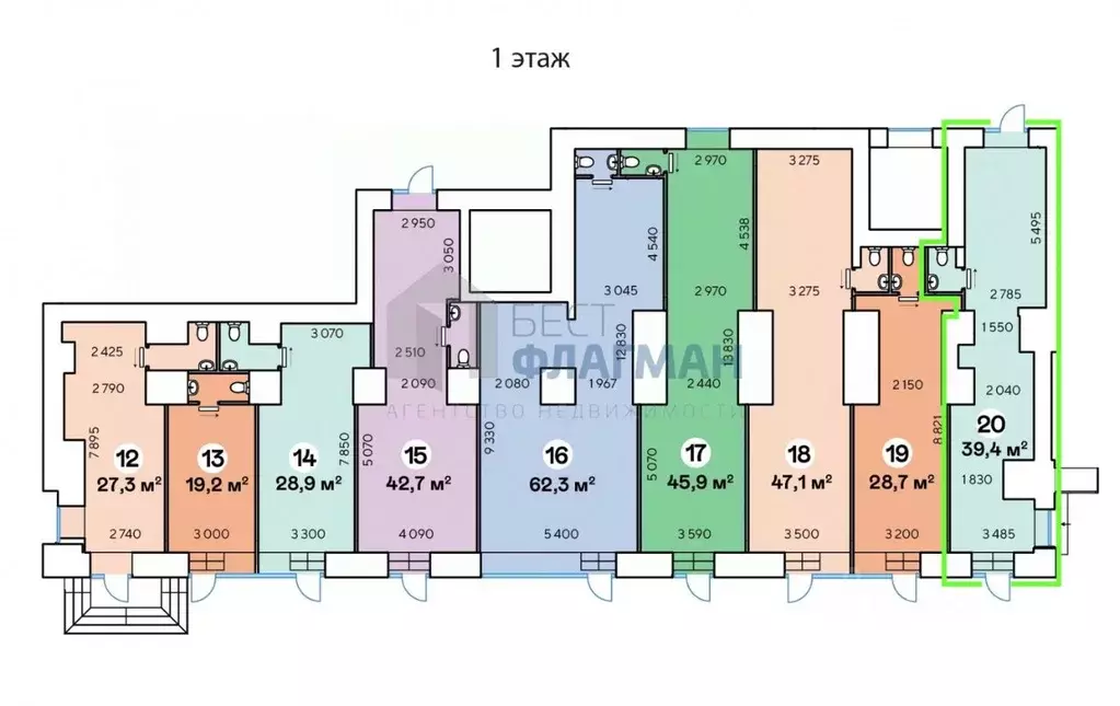 Помещение свободного назначения в Москва Ленинский просп., 70/11 (39 ... - Фото 2