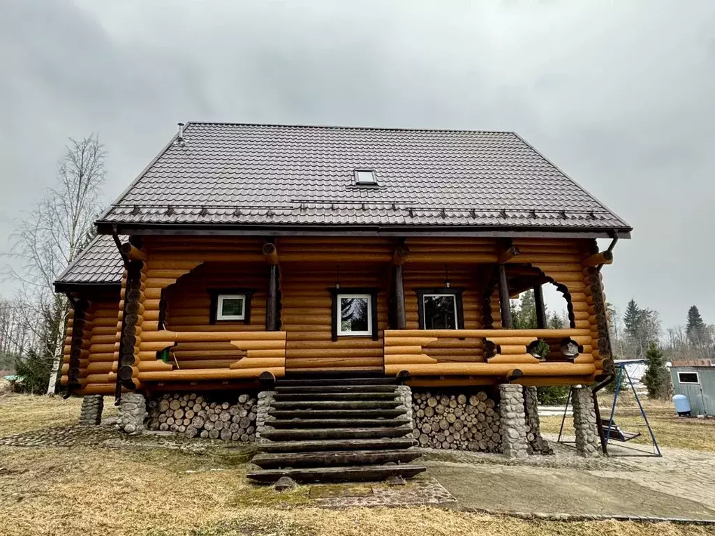 Дом в Ленинградская область, Приозерский район, Мельниковское с/пос, ... - Фото 1
