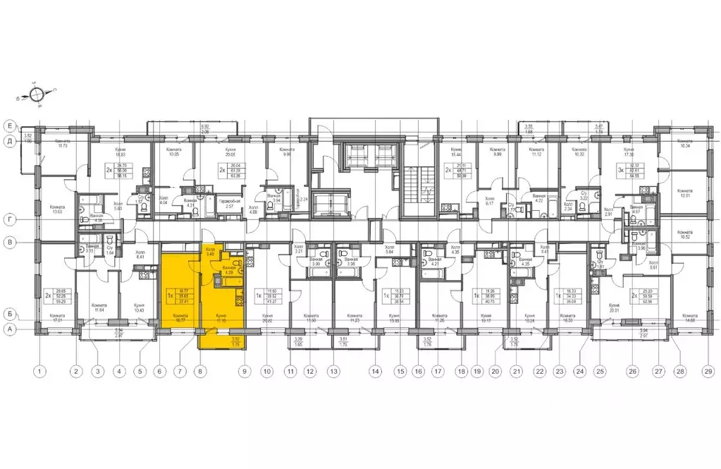 1-к кв. Санкт-Петербург ул. Ивинская, 1к3 (35.65 м) - Фото 1