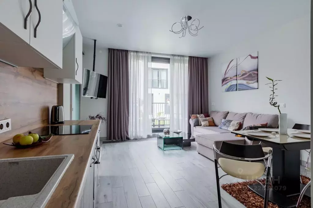 1-к кв. Ленинградская область, Всеволожский район, Бугровское ... - Фото 1