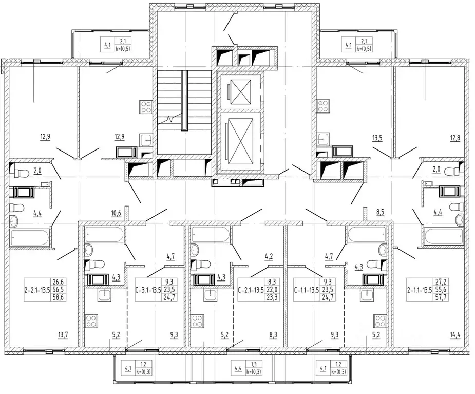 2-к кв. Санкт-Петербург пос. Шушары, ул. Чудовская, 14к1 (57.7 м) - Фото 1