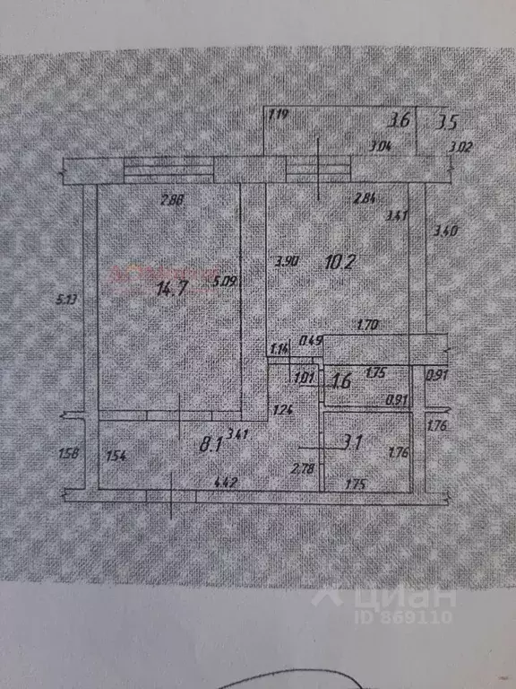 1-к кв. Смоленская область, Смоленск ш. Киевское, 58 (41.0 м) - Фото 2