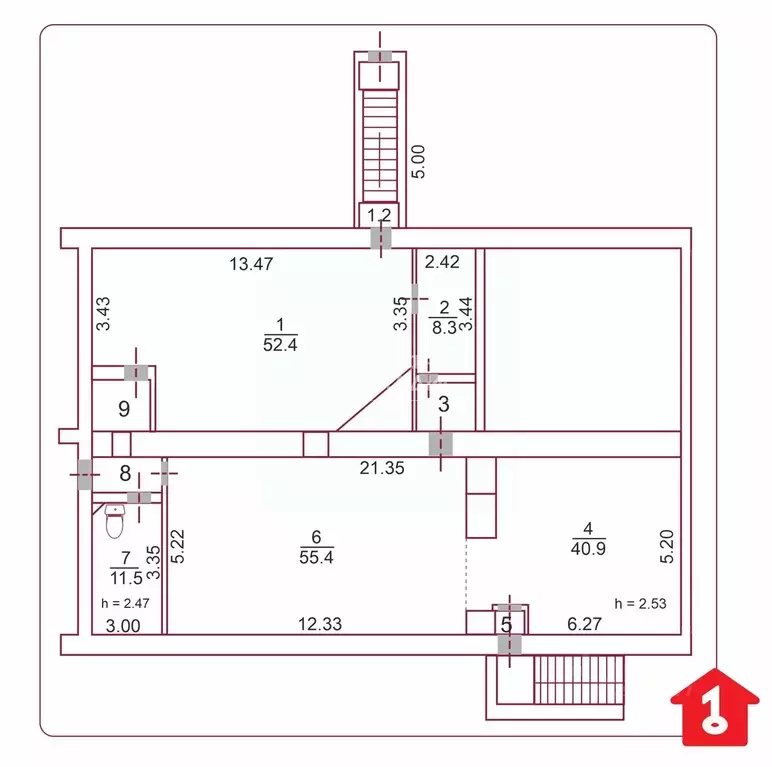 Помещение свободного назначения в Омская область, Омск бул. Победы, 10 ... - Фото 2