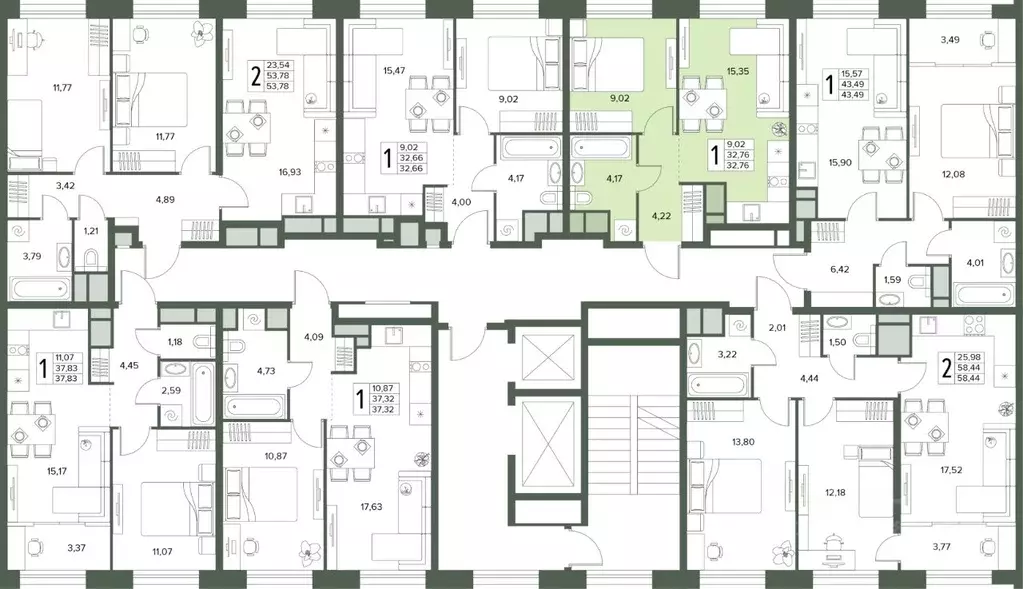2-к кв. Московская область, Серпухов  (32.76 м) - Фото 2