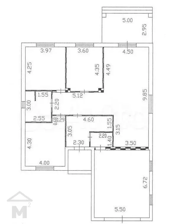 Дом в село Калинино, улица Высоцкого (180 м) - Фото 1