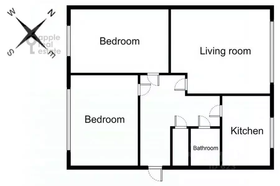 3-к кв. Москва Малая Никитская ул., 16/5 (65.0 м) - Фото 2