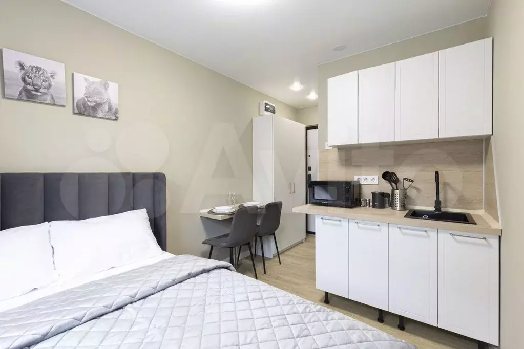 Апартаменты-студия, 13 м, 1/9 эт. - Фото 1