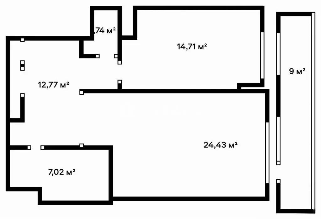 2-комнатная квартира: Реутов, улица Реутовских Ополченцев, 10 (70 м) - Фото 2