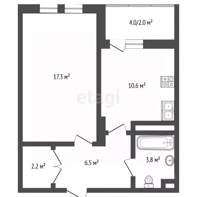 1-к кв. Московская область, Ивантеевка Пушкинский городской округ, ... - Фото 2