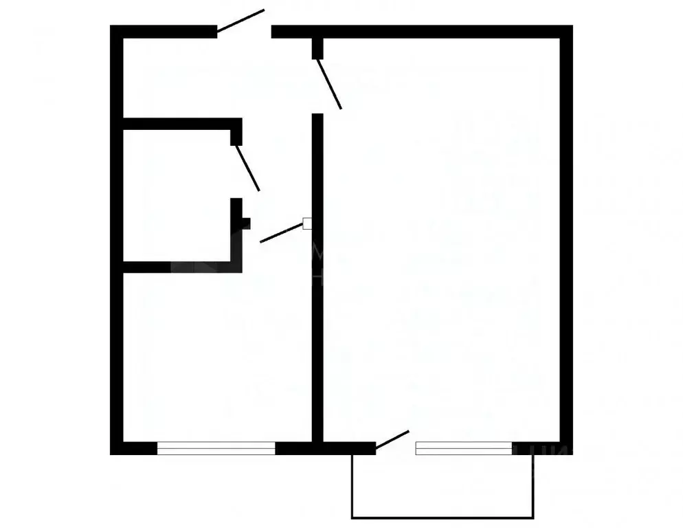 1-к кв. Тюменская область, Тюмень ул. Ветеранов Труда, 3 (31.5 м) - Фото 1