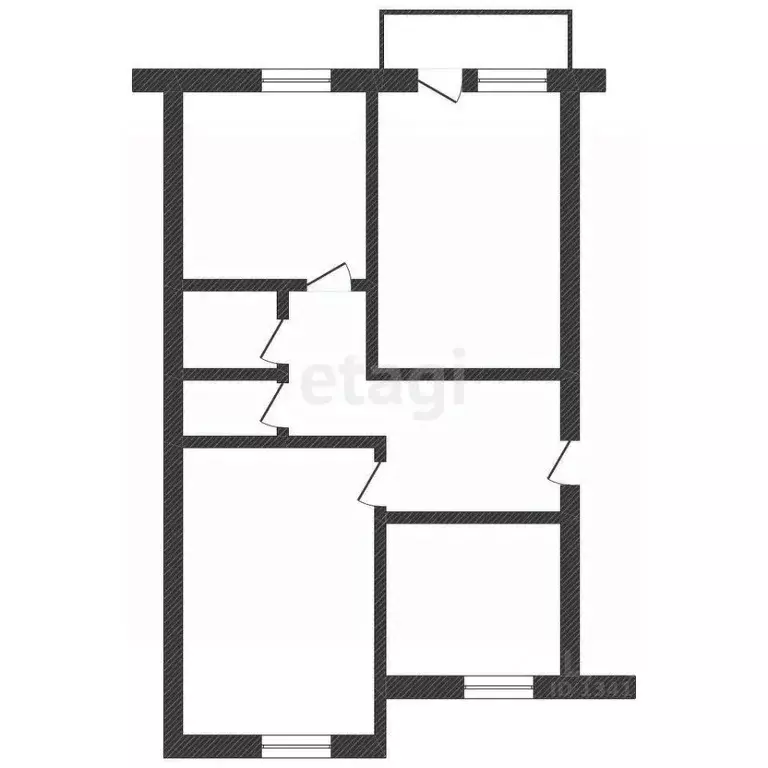 3-к кв. Белгородская область, Белгородский район, пос. Майский Садовая ... - Фото 2