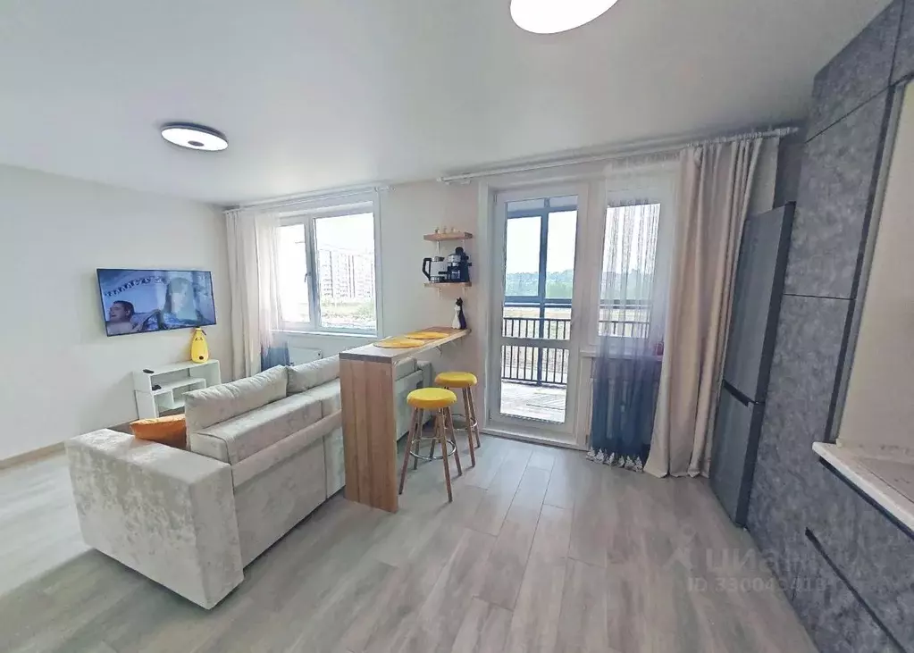 Студия Хабаровский край, Хабаровск ул. Бондаря, 19А (32.91 м) - Фото 2