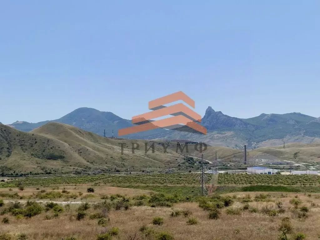 Участок в Крым, Феодосия муниципальный округ, Коктебель пгт  (6.0 ... - Фото 1