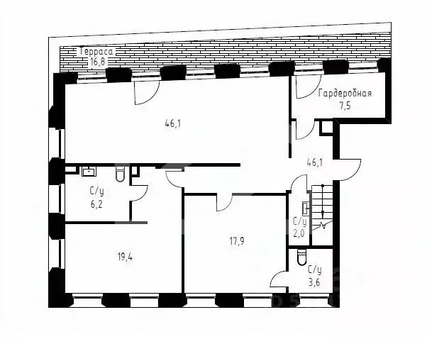 Помещение свободного назначения в Москва Пятницкая ул., 40С1 (271 м) - Фото 2