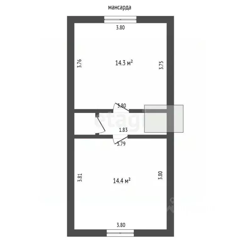 Дом в Тамбовская область, Тамбов городской округ, пос. Тригуляй 81 (77 ... - Фото 2