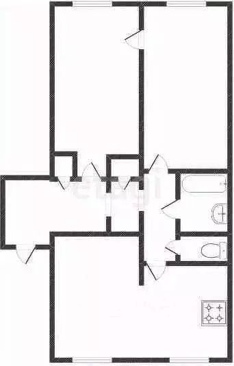 3-к кв. Свердловская область, Нижний Тагил ул. Пархоменко, 144/16 ... - Фото 2