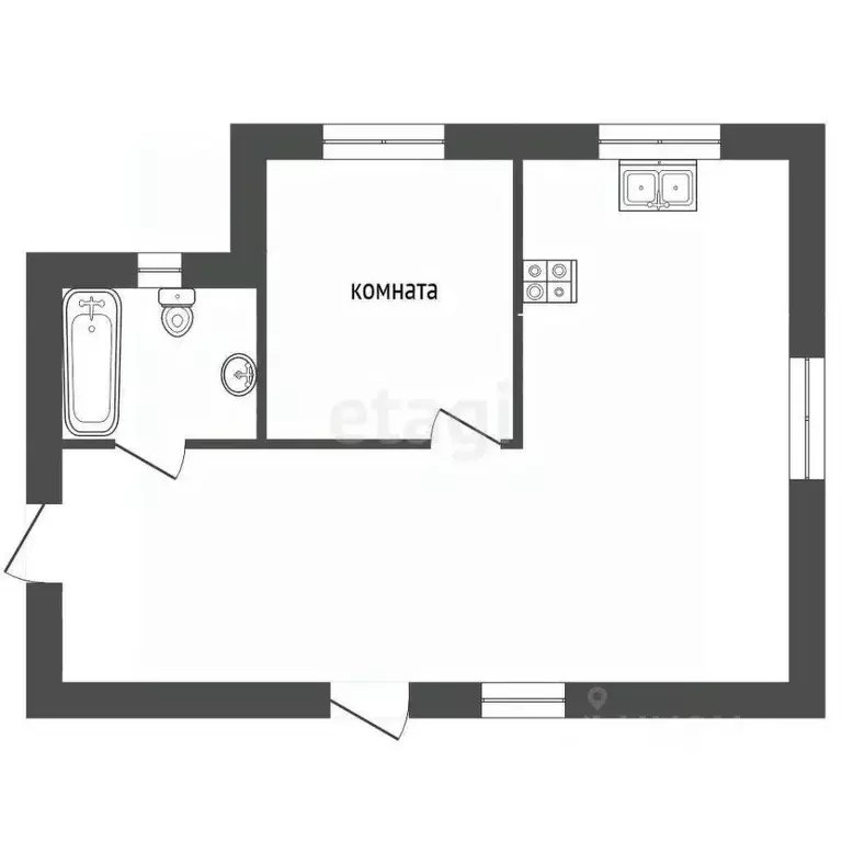 Дом в Пермский край, Чернушка Керамик СДТ, 50 (60 м) - Фото 1