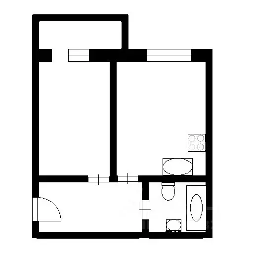 2-к кв. Новосибирская область, Новосибирск ул. Кошурникова, 22/2 (45.5 ... - Фото 1