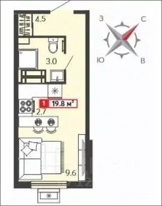 Студия Пензенская область, Пензенский район, Засечный сельсовет, с. ... - Фото 1
