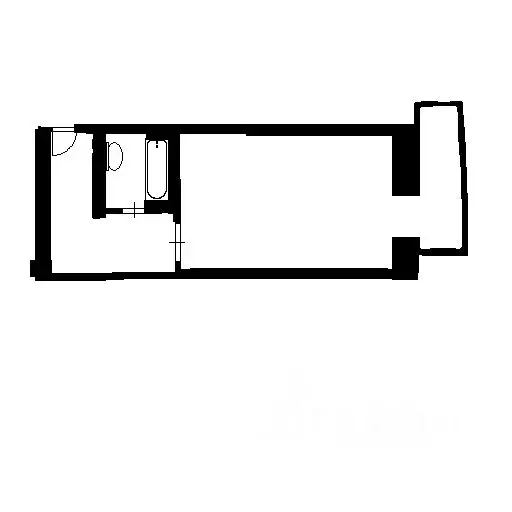 1-к кв. Санкт-Петербург ул. Александра Матросова, 20к2 (26.0 м) - Фото 1