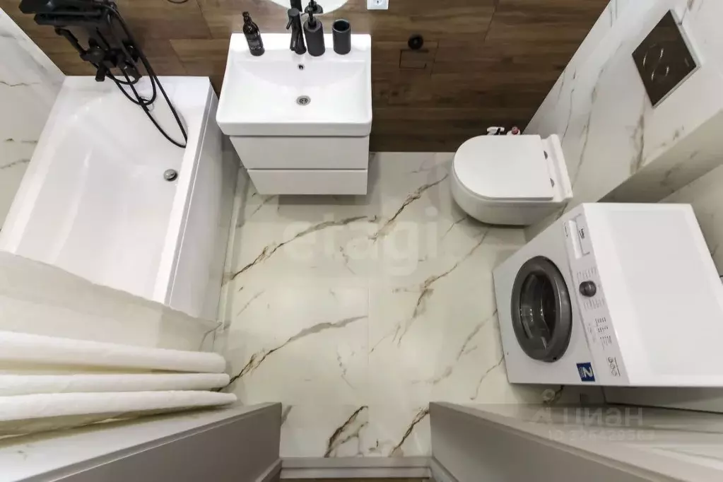 Студия Тюменская область, Тюмень ул. Газовиков, 38к1 (23.4 м) - Фото 1