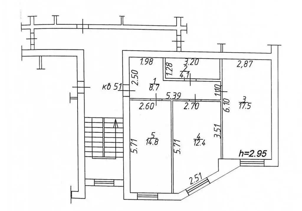 2-комнатная квартира: село Кроянское, улица Шаумяна, 2В (57.5 м) - Фото 1