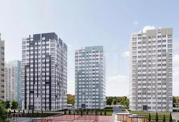 1-к. квартира, 39,3 м, 13/16 эт. - Фото 1