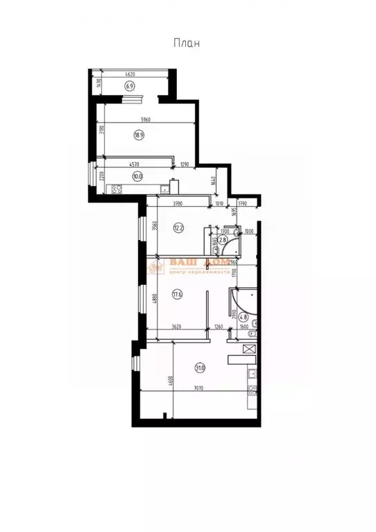 4-к кв. Тульская область, Тула ул. Вильямса, 32 (120.0 м) - Фото 2