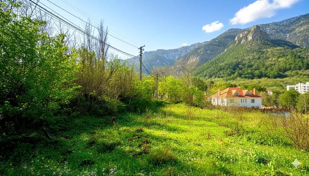 Участок в Крым, Ялта муниципальный округ, Виноградное пгт ул. Красина, ... - Фото 2