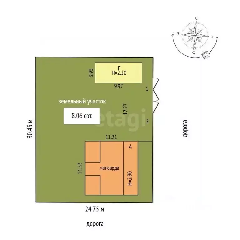 Дом в Омская область, Таврическое рп ул. Пролетарская, 5 (149 м) - Фото 2