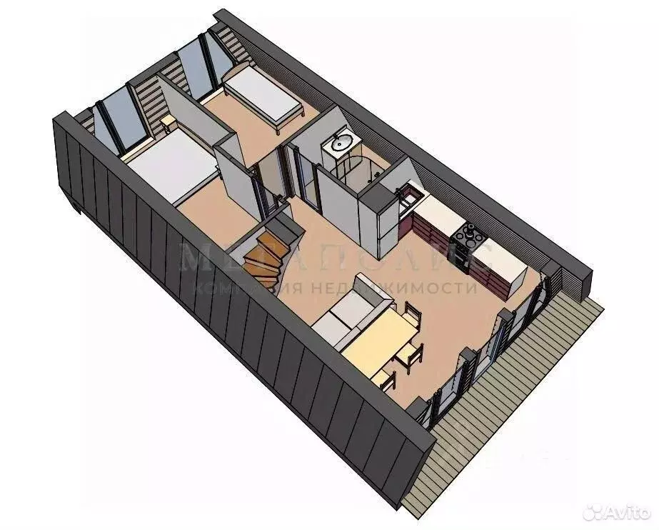 Дом в Челябинская область, Сосновский муниципальный округ, пос. Мирный ... - Фото 2