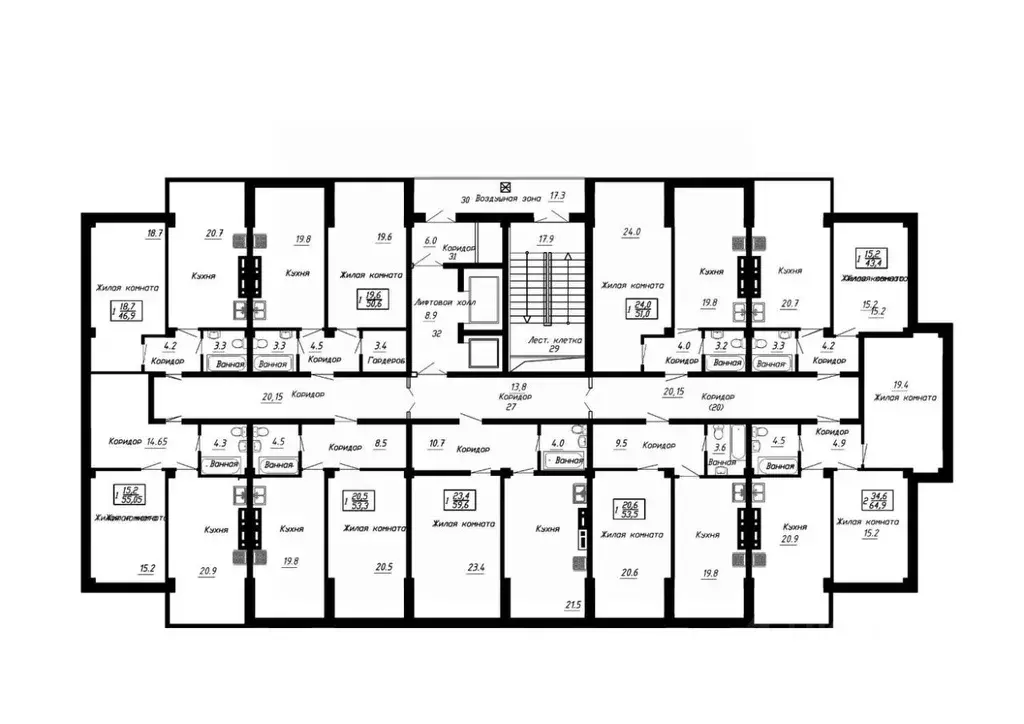 1-к кв. Ставропольский край, Ессентуки  (55.05 м) - Фото 2