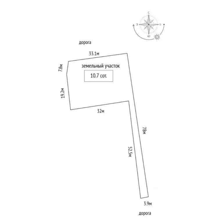 Участок в Тюменская область, Тюменский муниципальный округ, д. Ушакова ... - Фото 2