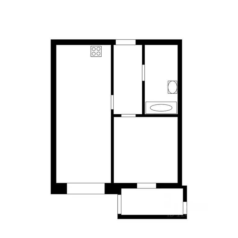 1-к кв. Санкт-Петербург просп. Героев, 31 (36.0 м) - Фото 2