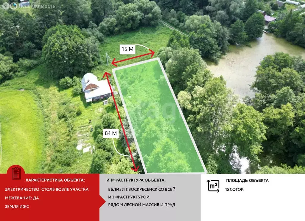 Участок в деревня Лукьяново, Лесная улица (15 м) - Фото 2