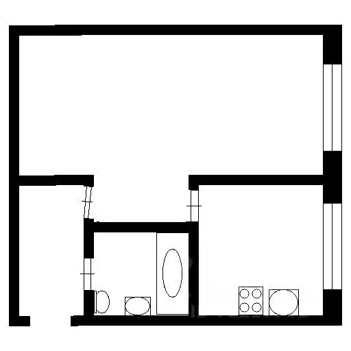 1-к кв. Москва Ленинградское ш., 100 (36.0 м) - Фото 2