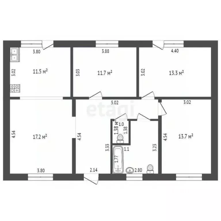 Дом в Белгородская область, Белгородский район, пос. Майский ул. ... - Фото 2