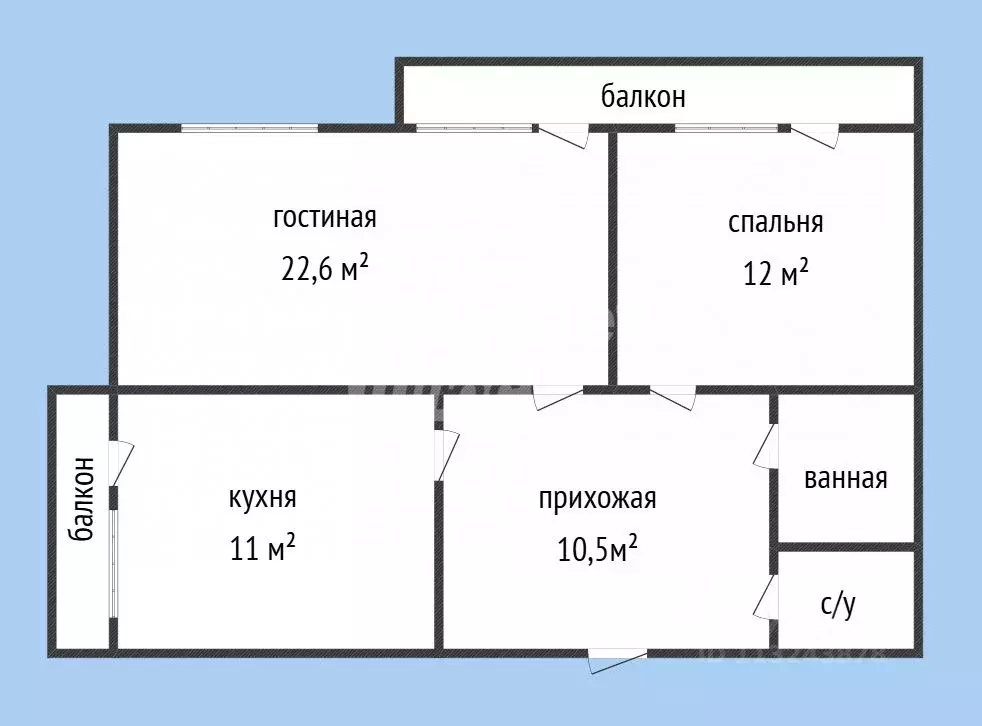2-к кв. Дагестан, Каспийск ул. Магомедали Магомеджановa, 18к6 (70.0 м) - Фото 2