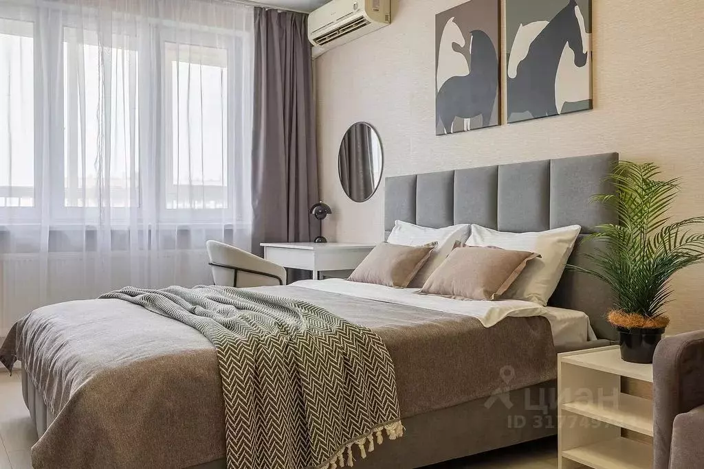 1-к кв. Нижегородская область, Нижний Новгород Краснозвездная ул., 33 ... - Фото 1