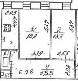 2-к кв. Санкт-Петербург Днепропетровская ул., 35 (59.8 м) - Фото 2