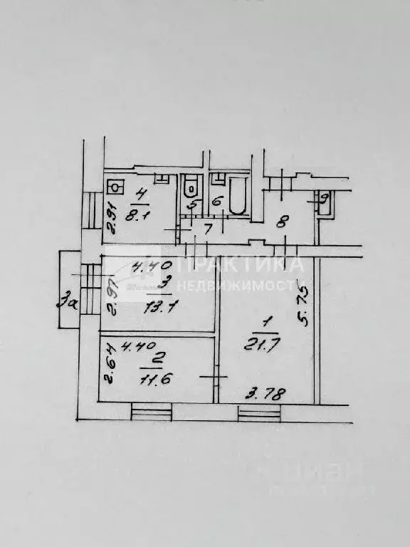 Продается 3-комнатная квартира - Фото 1